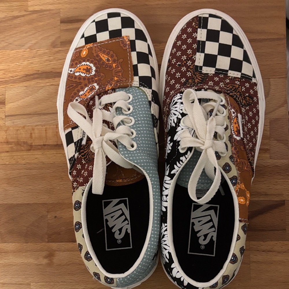Vans Multicolor Patchwork Sneakers brand new